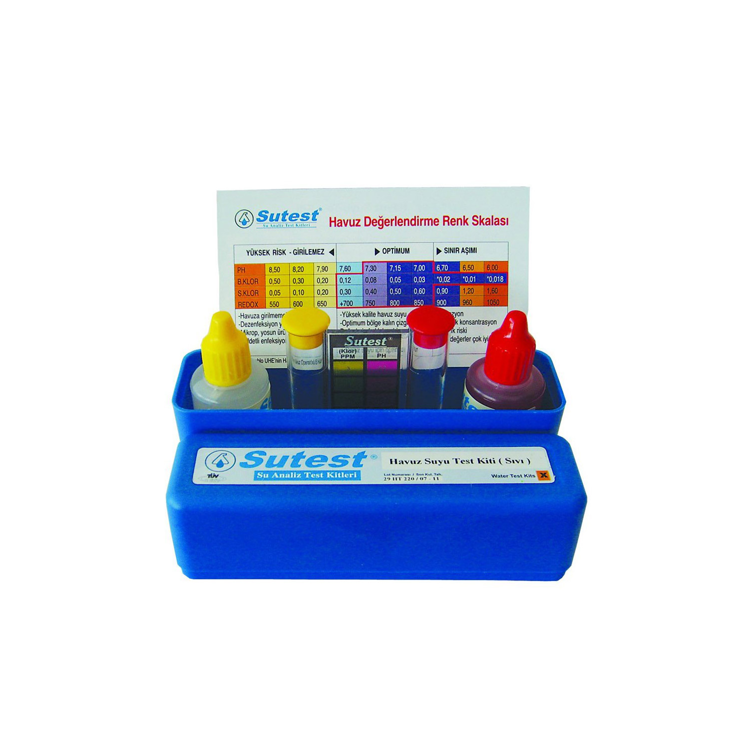 Havuz Test Kiti Sıvı Su Test