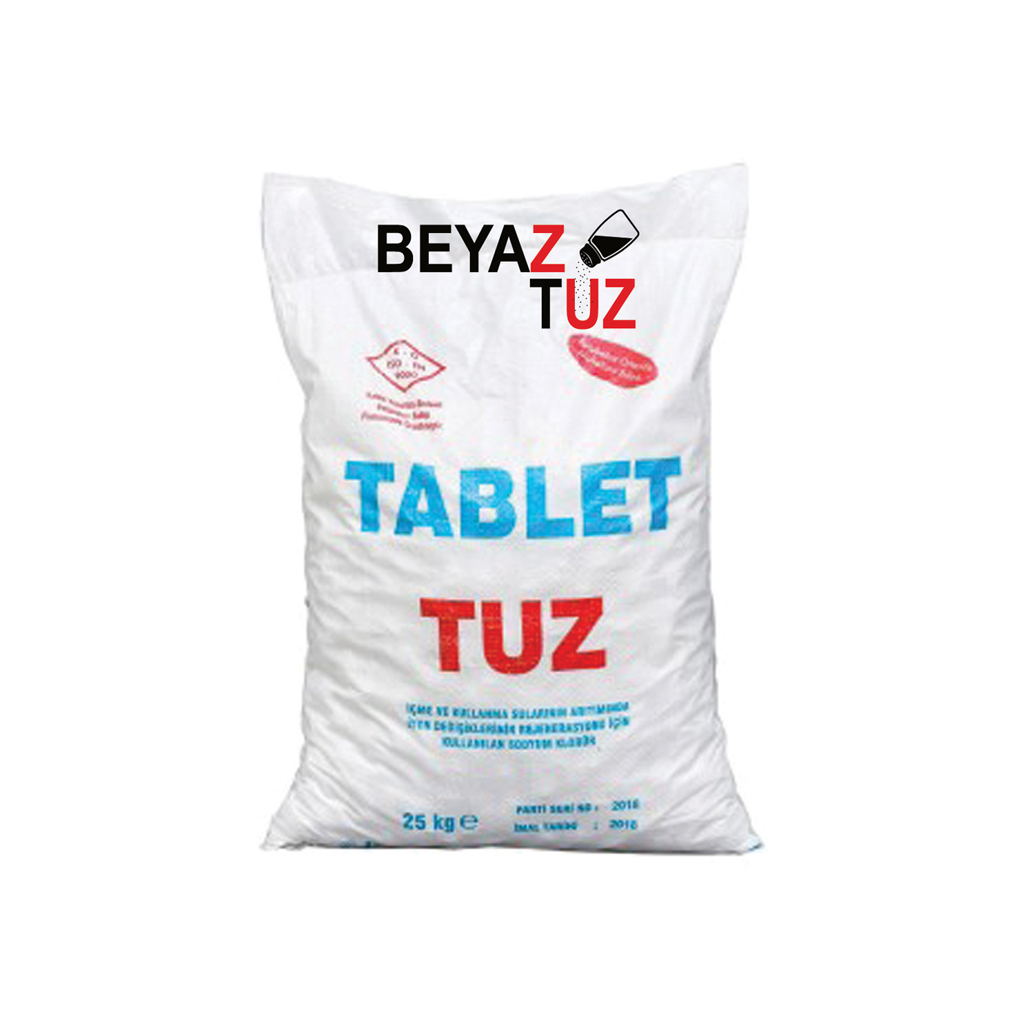  Arıtma Tuzu Tablet Tuz Sodyum Klorür 25 kg